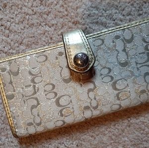 Coach checkbook cover